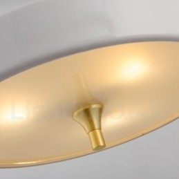 1-flammige, moderne, zeitgenössische Luxus-Pendelleuchte mit Glasschirm