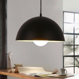 1-flammige, moderne Pendelleuchte aus Stahl mit Schirm aus Aluminiumlegierung
