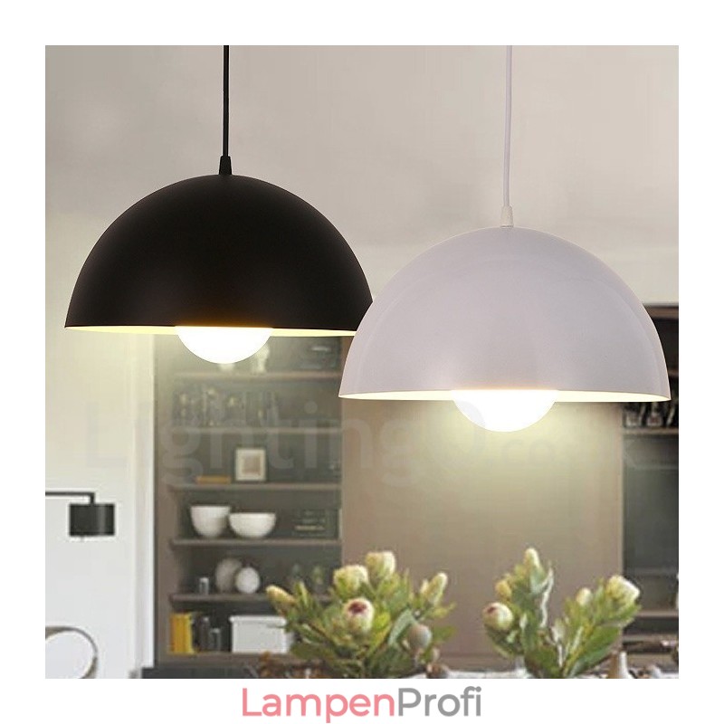 1-flammige, moderne Pendelleuchte aus Stahl mit Schirm aus Aluminiumlegierung