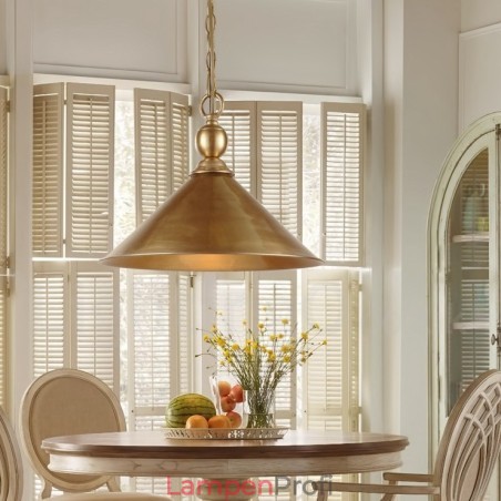 1 Licht Retro Rustikal Luxus Messing Pendelleuchte Kronleuchter mit Messingschirm 1 Licht Retro Rustikal Luxus Messing Pendelleuchte Kronleuchter mit Messingschirm