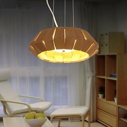 Kronleuchter Country Holz Bambus
