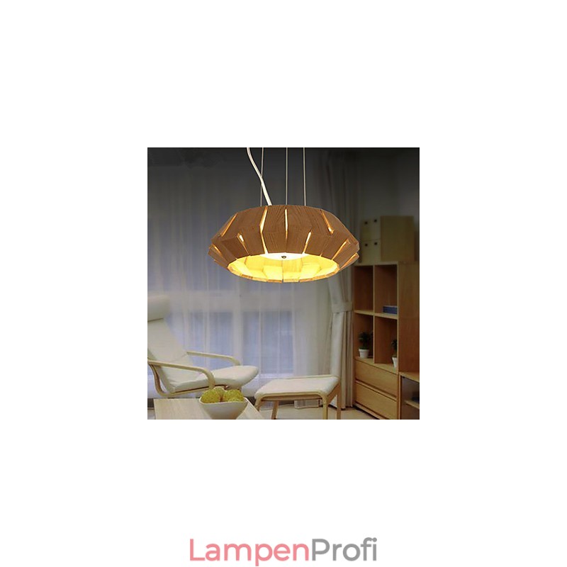 Kronleuchter Country Holz Bambus