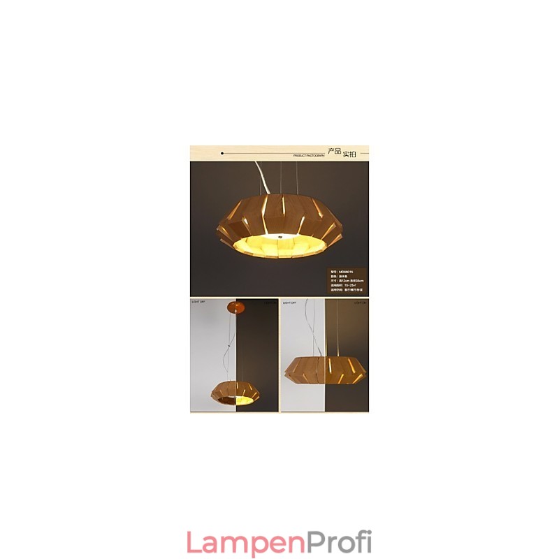 Kronleuchter Country Holz Bambus