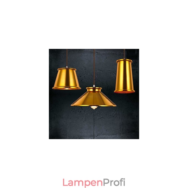 Kronleuchter im Mini-Stil, modernes zeitgenössisches Metall, 3-flammige Pendelleuchte