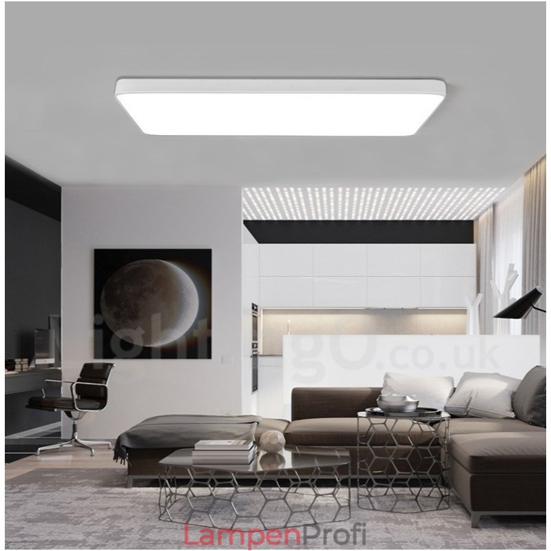 Dimmbare, moderne Deckenleuchten im nordischen Stil mit Acrylschirm und Fernbedienung