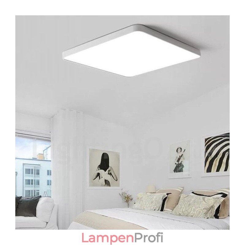 Dimmbare, moderne Deckenleuchten im nordischen Stil mit Acrylschirm und Fernbedienung