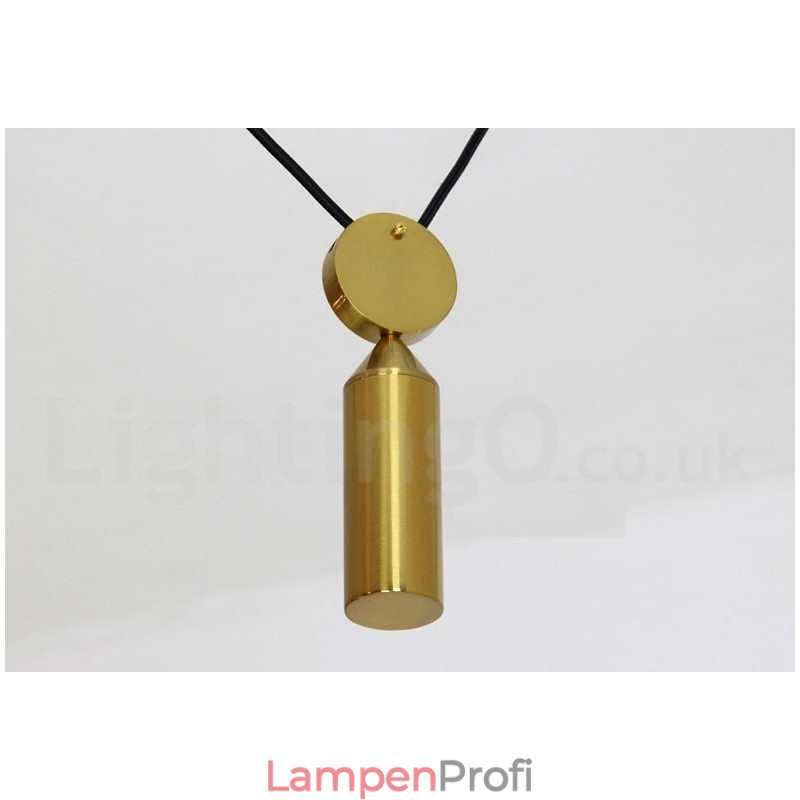 Moderne zeitgenössische Pendelleuchte aus reinem Kupfer im nordischen Stil mit Auf- und Abstiegsfunktion, Messing-Deckenleuchte