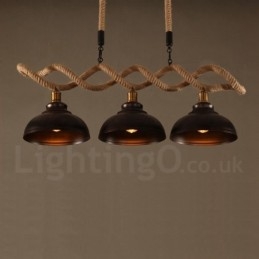 3-flammige Pendelleuchte Deckenlampe