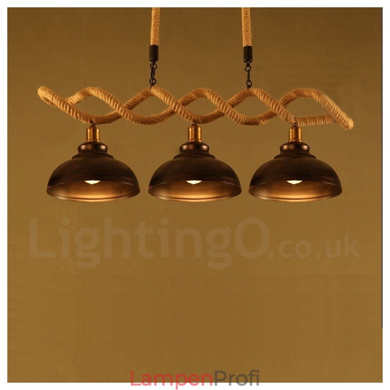 3-flammige Pendelleuchte Deckenlampe