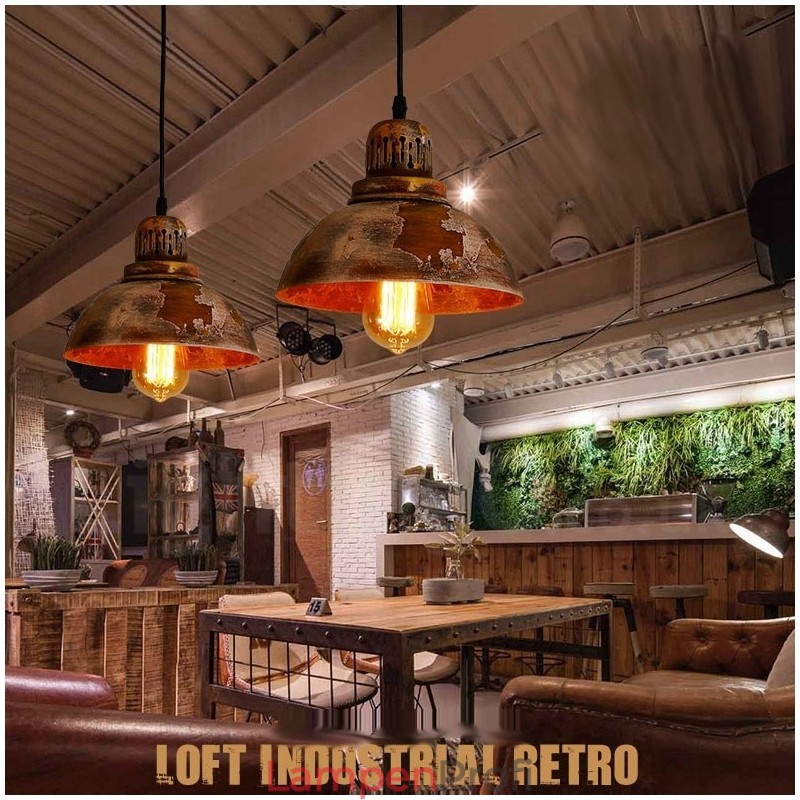1 Licht Rustikale Lodge Retro Vintage Pendelleuchte Loft
