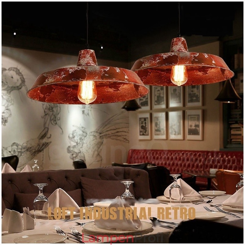 1 Licht Rustikale Lodge Retro Vintage Pendelleuchte Loft