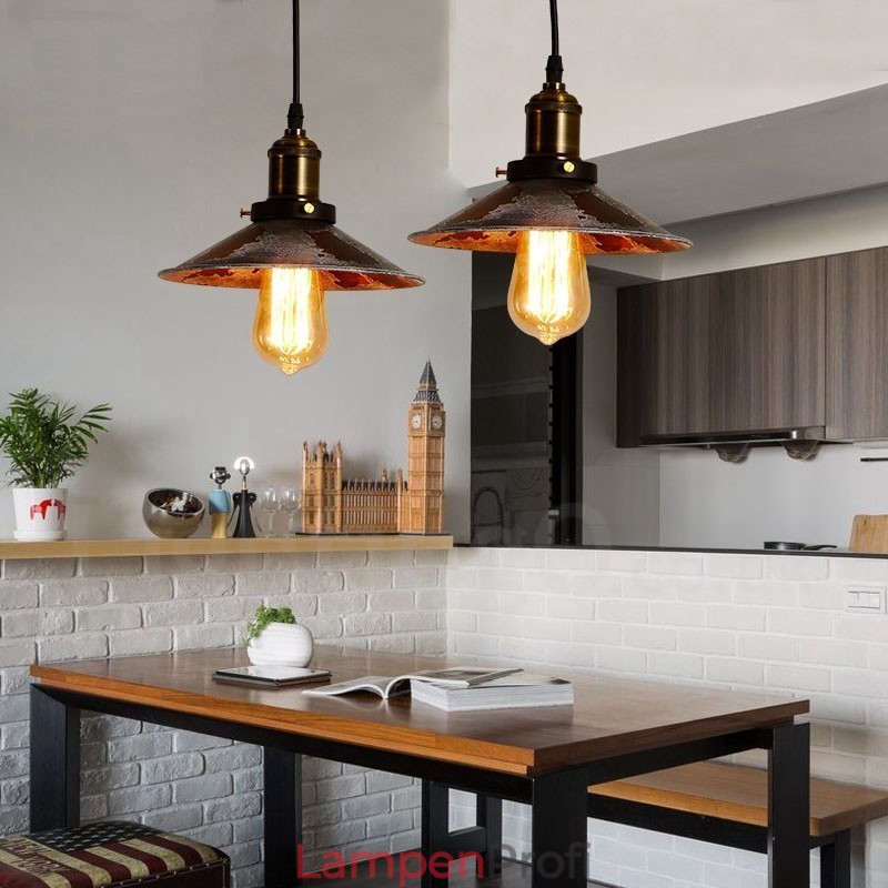 1 Licht Rustikale Lodge Retro Vintage Pendelleuchte Loft