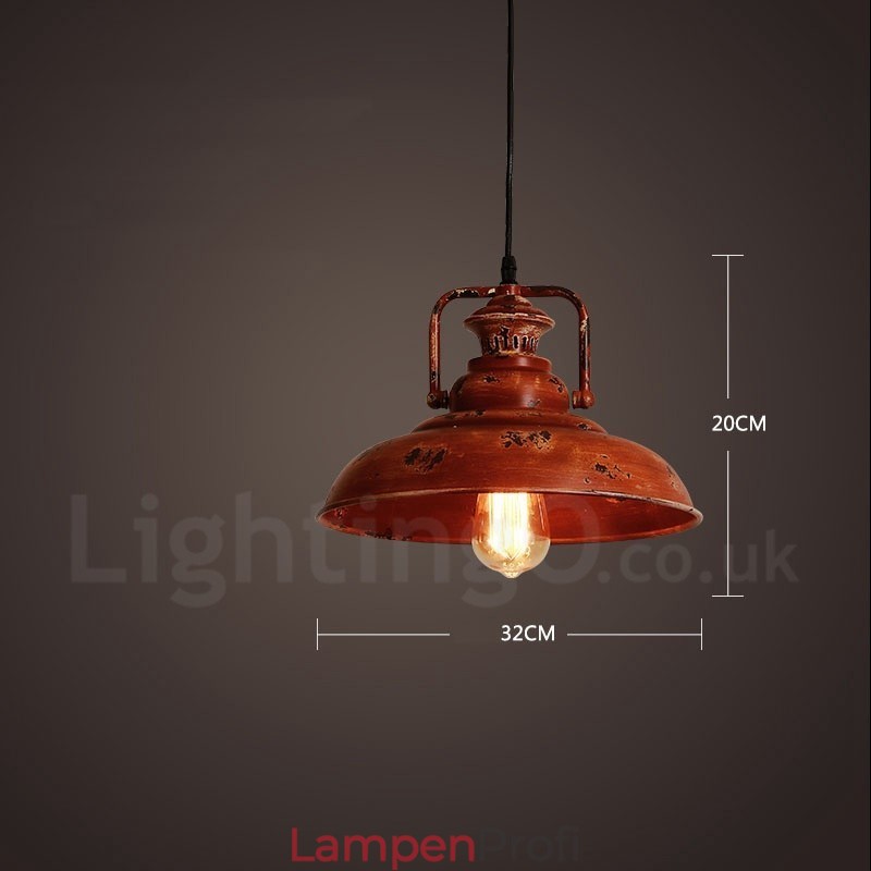 1 Licht Rustikale Lodge Retro Vintage Pendelleuchte Loft