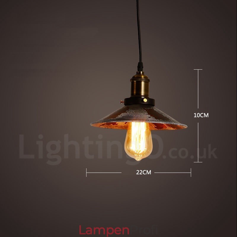 1 Licht Rustikale Lodge Retro Vintage Pendelleuchte Loft