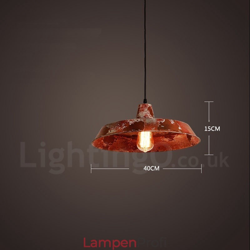 1 Licht Rustikale Lodge Retro Vintage Pendelleuchte Loft