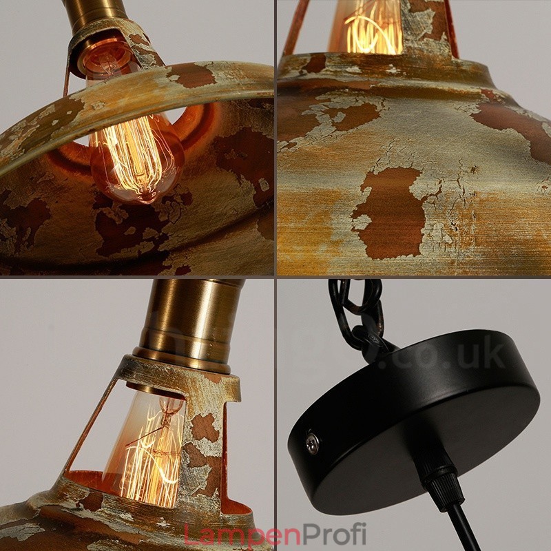 1 Licht Rustikale Lodge Retro Vintage Pendelleuchte Loft