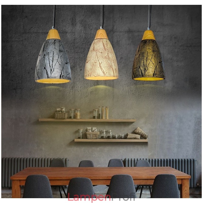 1 Licht Zement Moderne zeitgenössische Pendelleuchte Deckenleuchte