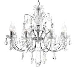 Eleganter Kristall-Kronleuchter mit 8 Lichtern