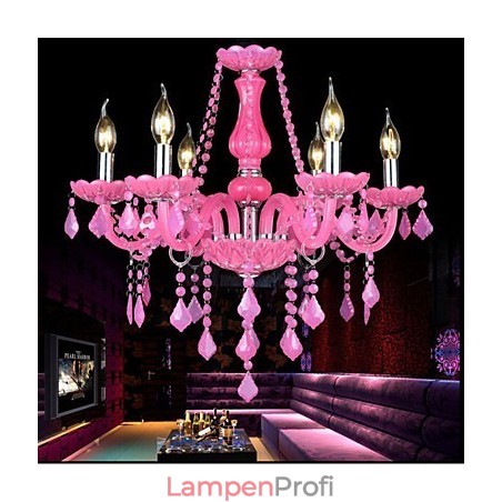 Kaffeelampe Projektlicht Kerze Kristall Hängelampe Rosa Kaffeelampe Projektlicht Kerze Kristall Hängelampe Rosa
