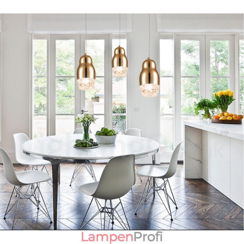 Moderne zeitgenössische 1-flammige Pendelleuchte aus Aluminiumlegierung mit Acrylschirm