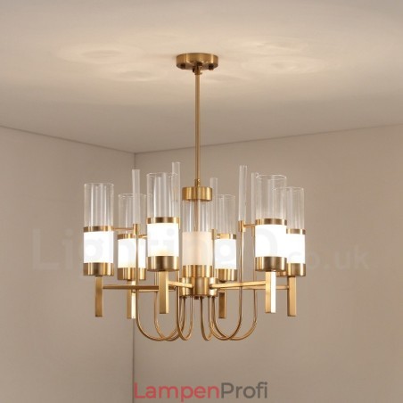 Rustic Lodge Moderner zeitgenössischer Kronleuchter aus Stahl mit 6 Lichtern und Glasschirm Rustic Lodge Moderner zeitgenössischer Kronleuchter aus Stahl mit 6 Lichtern und Glasschirm