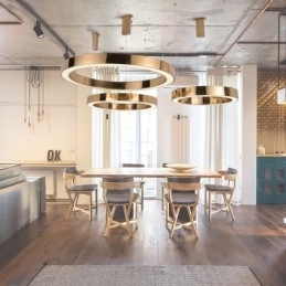 Moderne zeitgenössische 1-flammige Pendelleuchte aus Stahl mit Acrylschirm