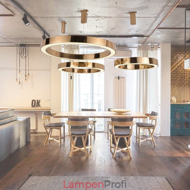 Moderne zeitgenössische 1-flammige Pendelleuchte aus Stahl mit Acrylschirm