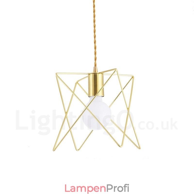 Moderne zeitgenössische 1-flammige Pendelleuchte aus Stahl mit Schirm