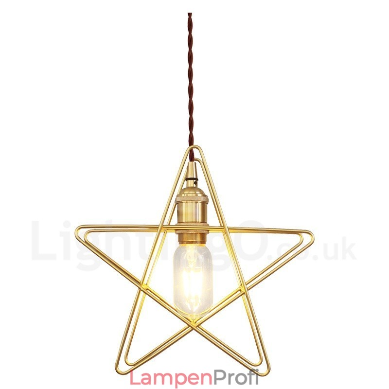 Moderne zeitgenössische 1-flammige Pendelleuchte aus Messing mit Schirm