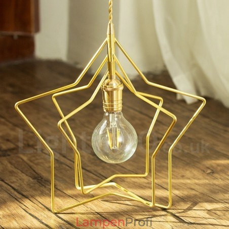 Moderne zeitgenössische 1-flammige Pendelleuchte aus Messing mit Schirm Moderne zeitgenössische 1-flammige Pendelleuchte aus Messing mit Schirm