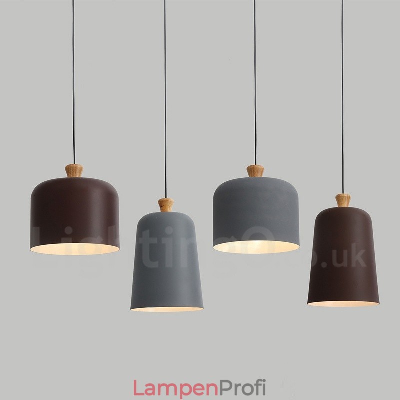 Moderne zeitgenössische 1-flammige Pendelleuchte aus Aluminiumlegierung mit Schirm aus Aluminiumlegierung