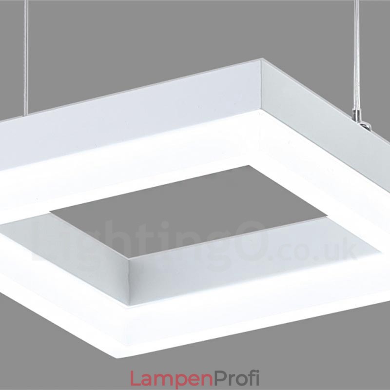 Moderne zeitgenössische 3-flammige Pendelleuchte aus Aluminiumlegierung mit Acrylschirm