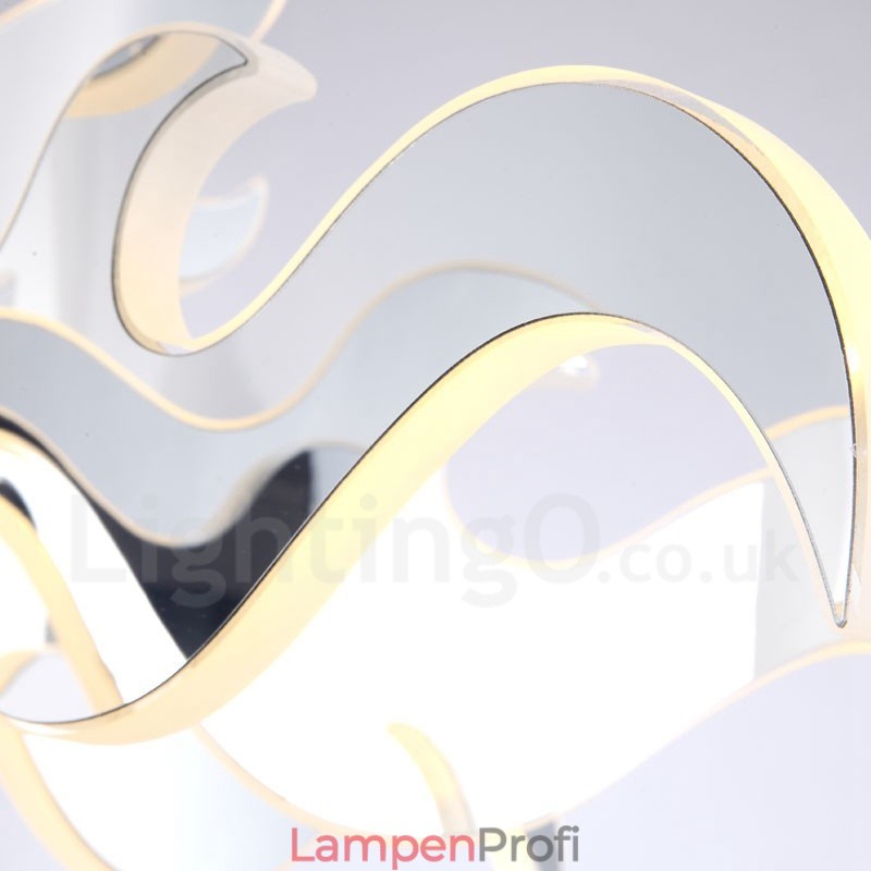 Dimmbarer moderner zeitgenössischer Kronleuchter aus Stahl mit 9 Lichtern und Acrylschirm