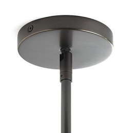 Traditioneller Kronleuchter mit 6 Lichtern und Glasblasenschirm