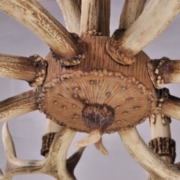 8-flammiger Kronleuchter im Landhausstil, nordisch, modern und zeitgenössisch