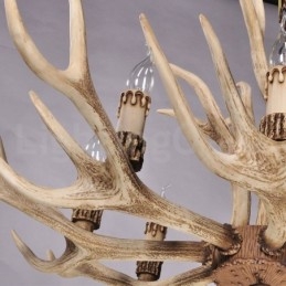 8-flammiger Kronleuchter im Landhausstil, nordisch, modern und zeitgenössisch