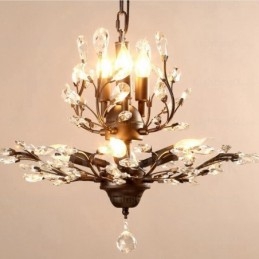 Rustikaler Kronleuchter mit 8 Lichtern