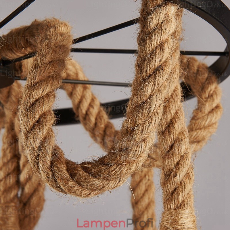 6-flammige Vintage-Retro-Pendelleuchte