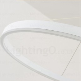 1-flammige, moderne Pendelleuchte mit Acrylschirm