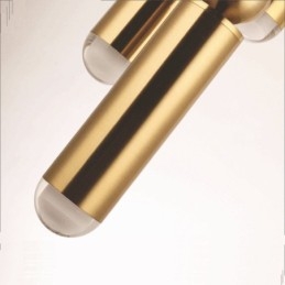 1-flammige, moderne Pendelleuchte mit Acrylschirm