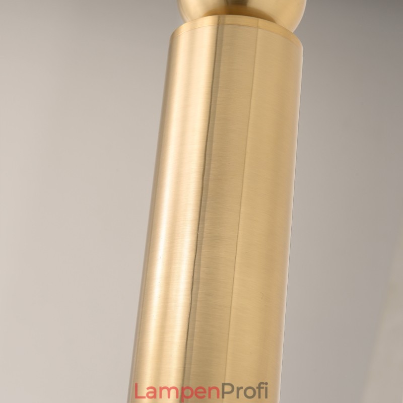 1-flammige, moderne Pendelleuchte mit Acrylschirm