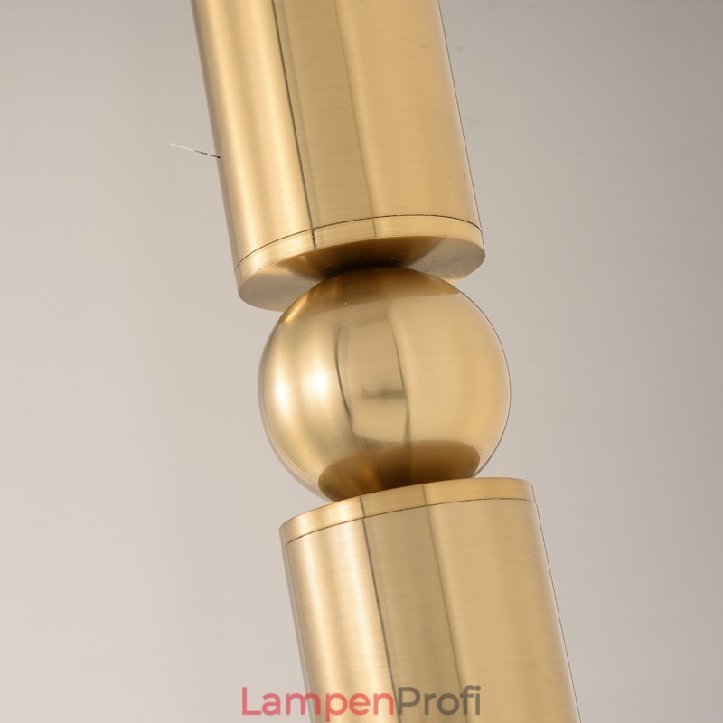 1-flammige, moderne Pendelleuchte mit Acrylschirm