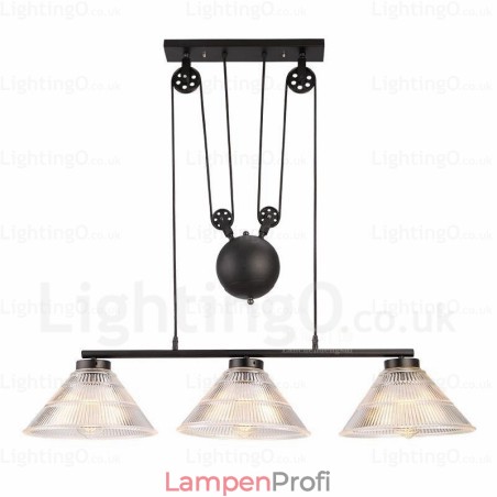 Moderne Pendelleuchte mit 2 Lichtern und Glasschirm Moderne Pendelleuchte mit 2 Lichtern und Glasschirm