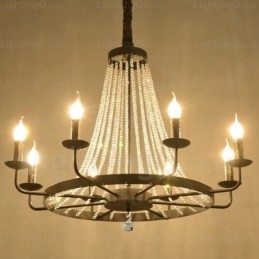 8-flammige nordische Pendelleuchte