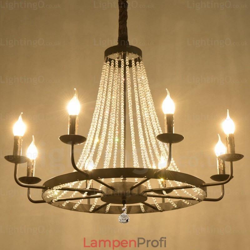 8-flammige nordische Pendelleuchte