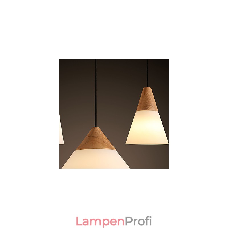 Kronleuchter im Mini-Stil, modernes zeitgenössisches Metall, 3-flammige Pendelleuchte