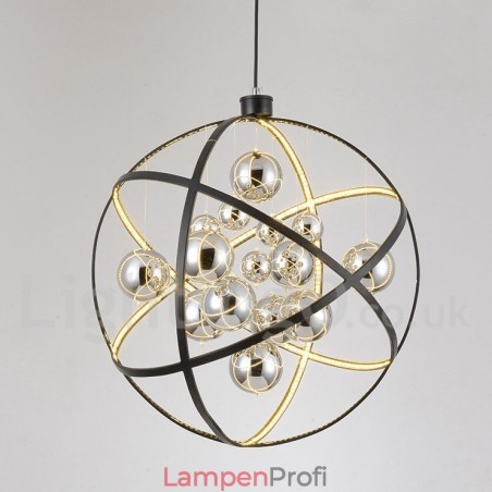 Durchmesser 50CM 80CM Vintage Globe Kronleuchter Rostige Farbe Pendelleuchte Durchmesser 50CM 80CM Vintage Globe Kronleuchter Rostige Farbe Pendelleuchte