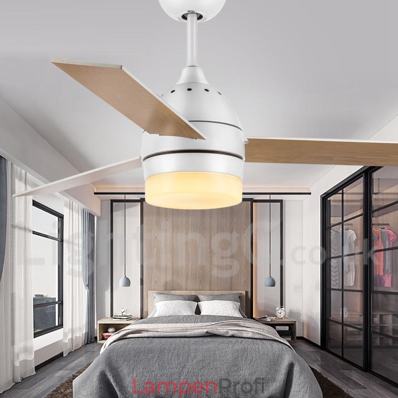 42“ 48“ Nordic Vintage Modern Zeitgenössischer Deckenventilator