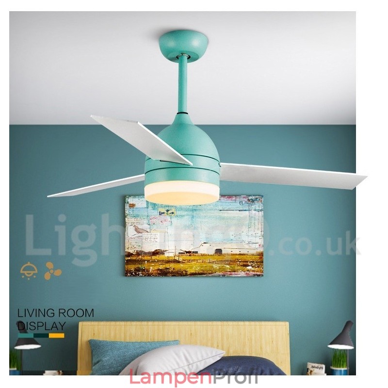 42“ 48“ Nordic Vintage Modern Zeitgenössischer Deckenventilator
