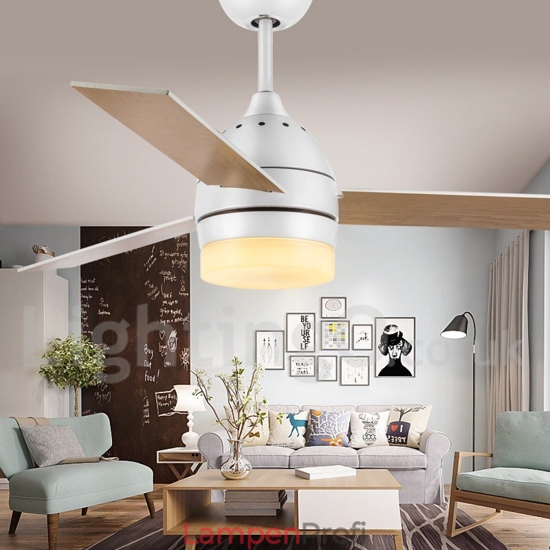 42“ 48“ Nordic Vintage Modern Zeitgenössischer Deckenventilator